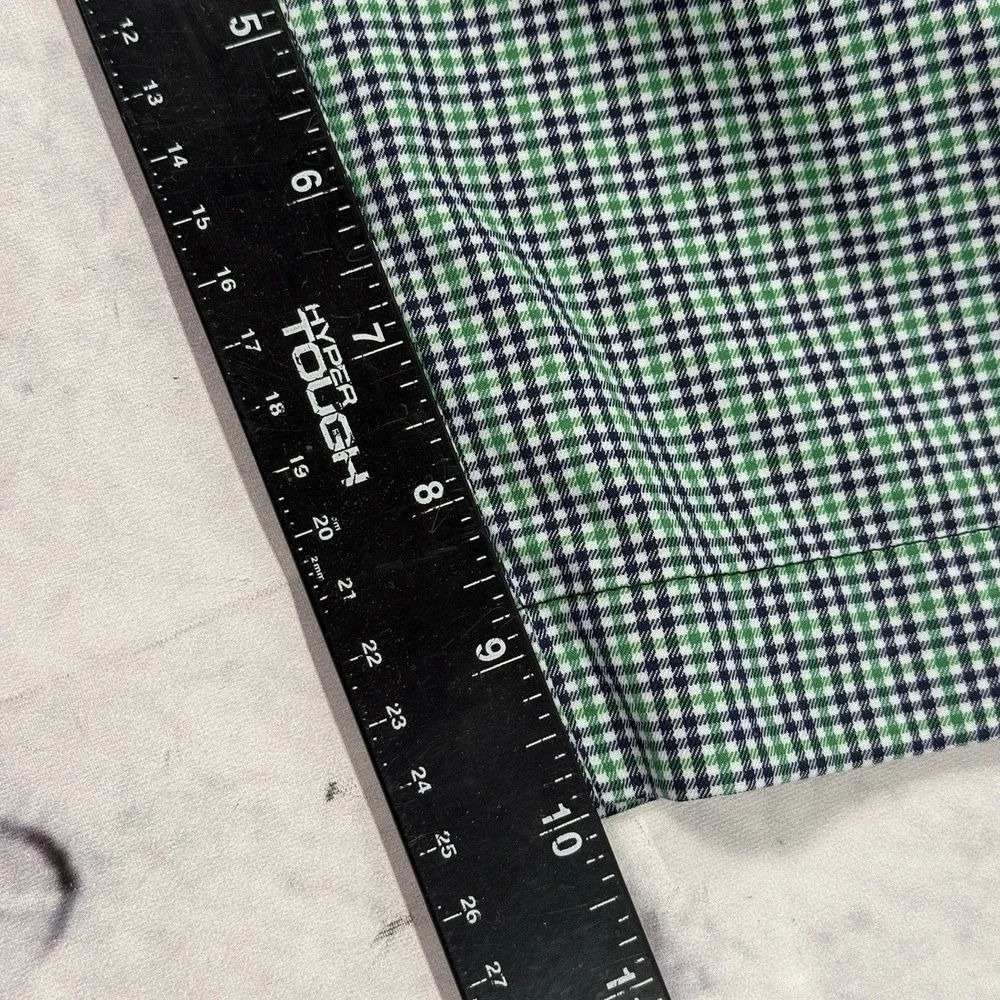BEN HOGAN Men's Golf Shorts 36 Green Check Performance 10